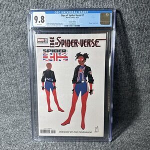 Edge of Spider-Verse #2 Design Variant CGC 9.8 1st App New Spider-UK Marvel 2022